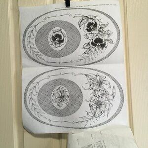 Tri Chem Picture Liquid Embroidery Picture To Paint 1023 Garden Enchantment